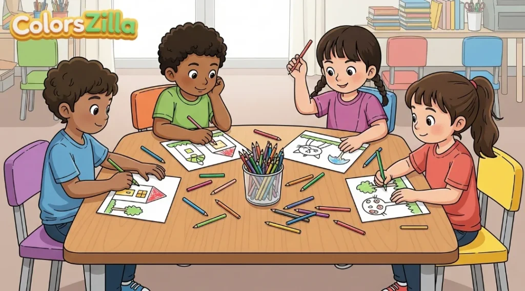 4 Kids Coloring the pages