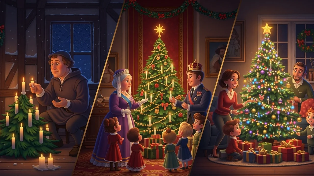 Christmas tree history from past to present