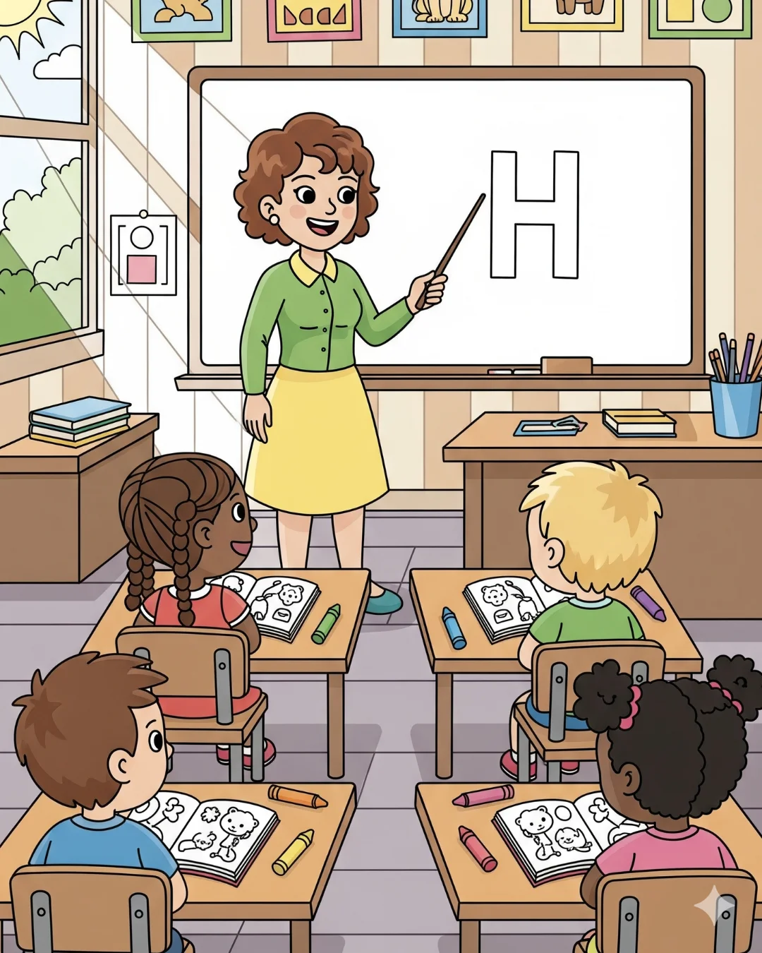 Educational Coloring Page Featured Image
