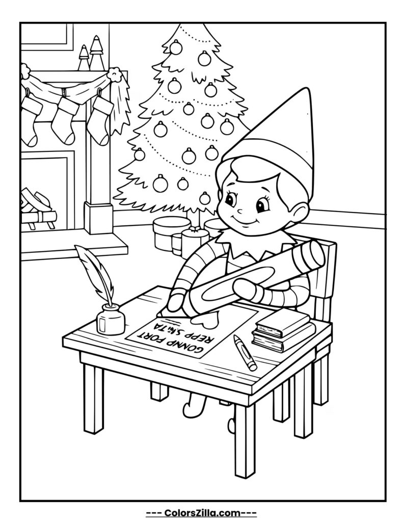 Elf's Note for Santa