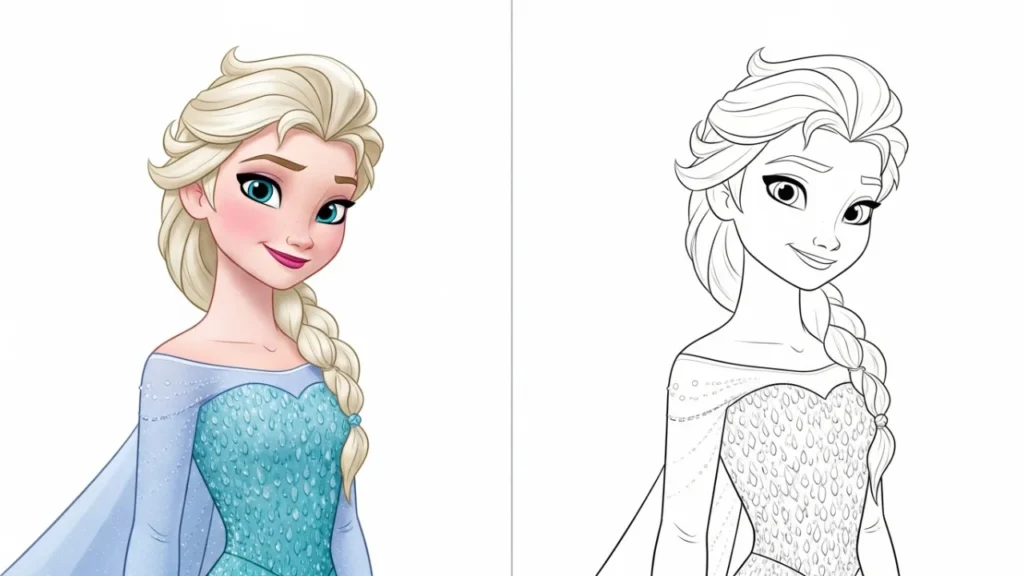 Elsa Coloring Pages