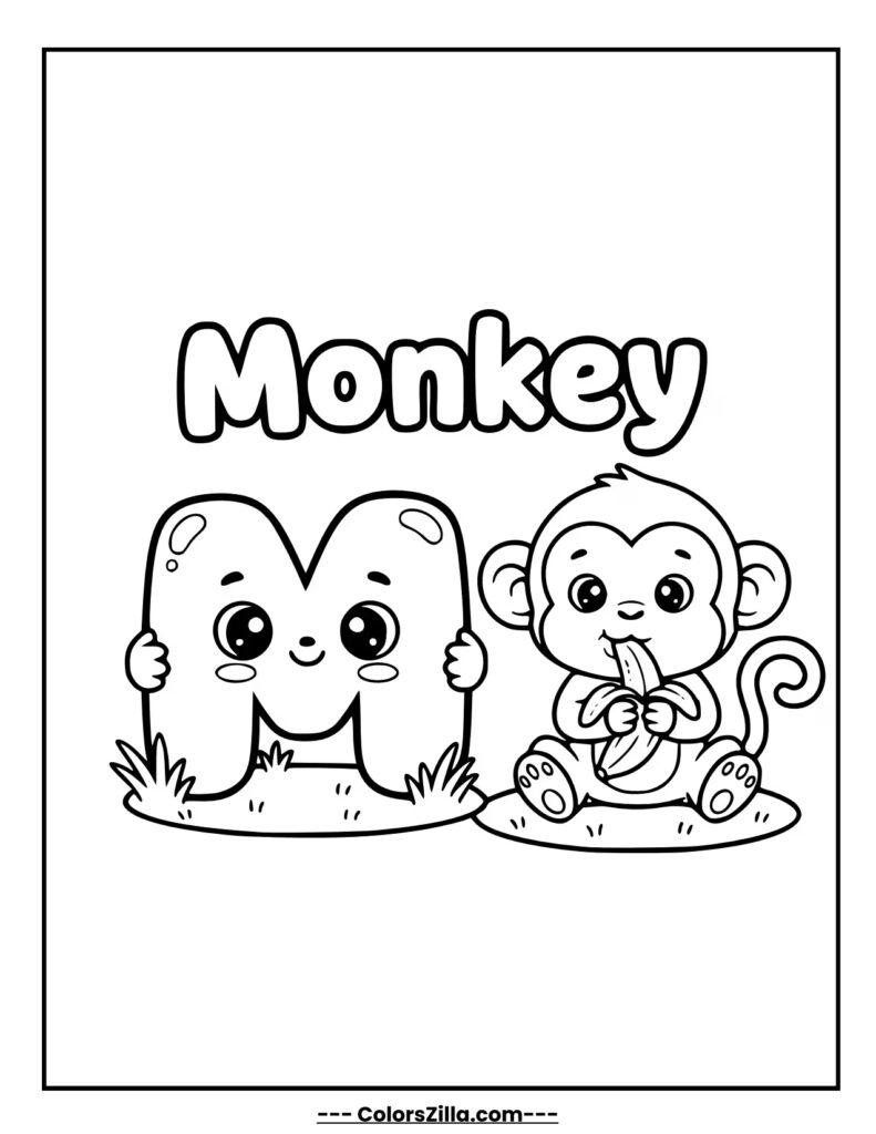 M and the Little Monkey