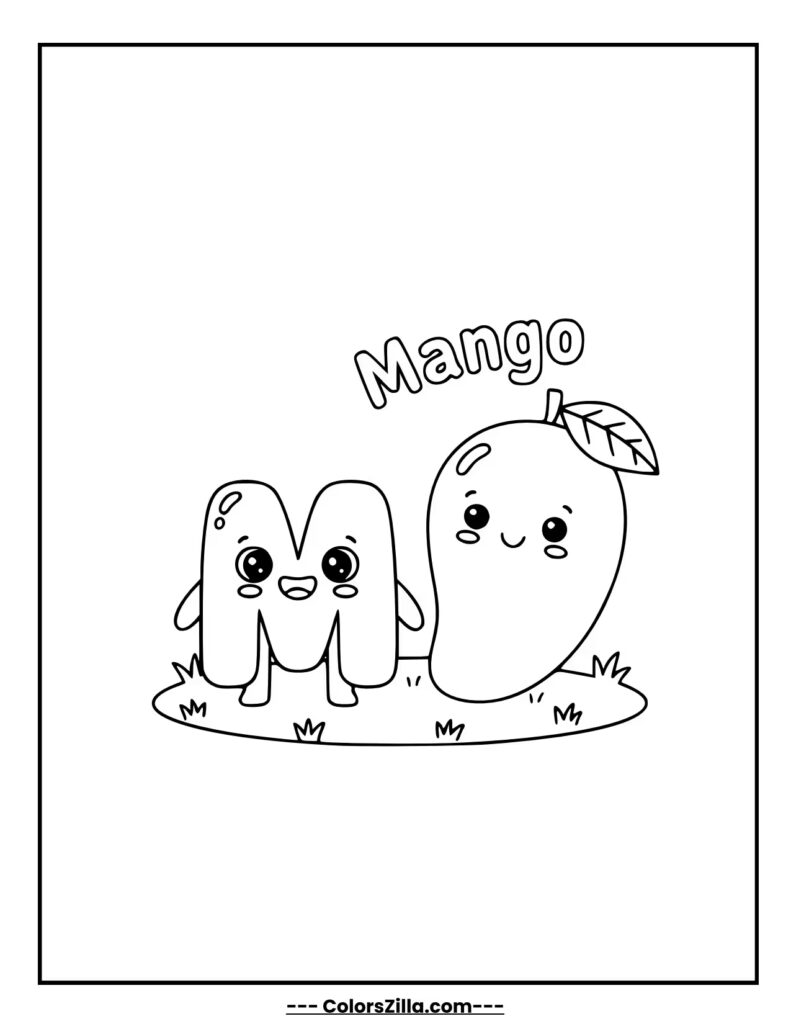 M with a Merry Mango