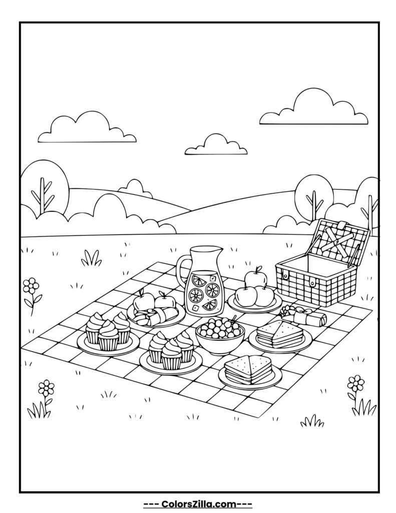 Park Picnic Spread