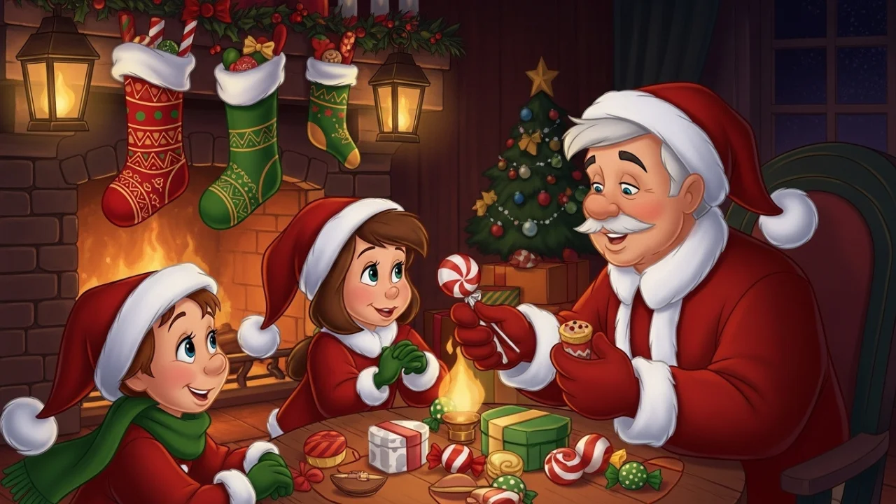 Saint Nicholas, mistletoe, and candy cane origins