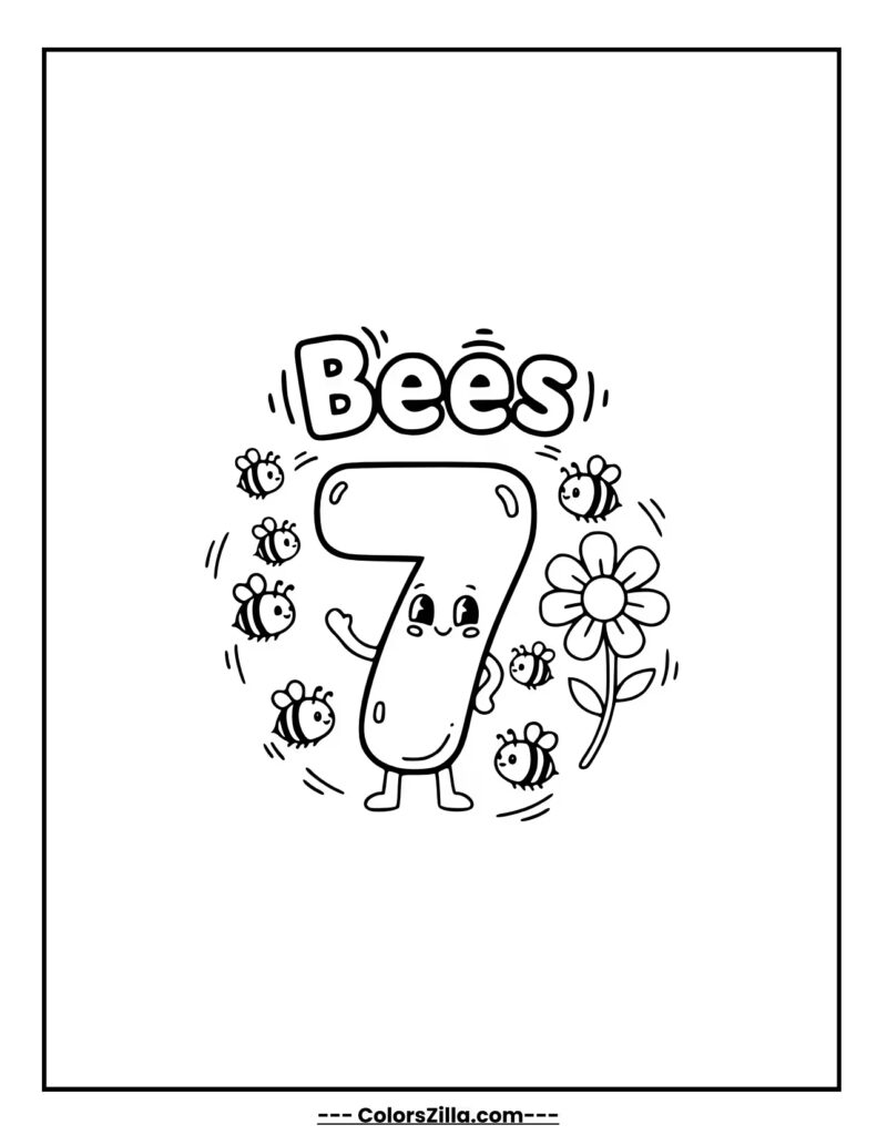 Seven Busy Bees