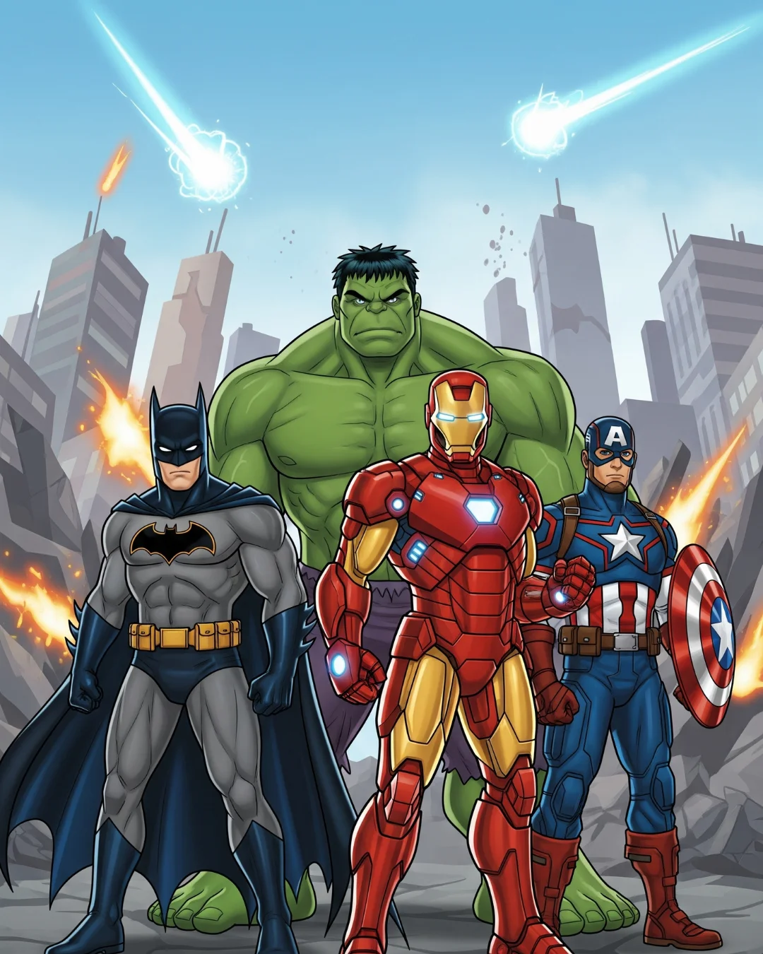 Superheroes Coloring Pages Featured Image