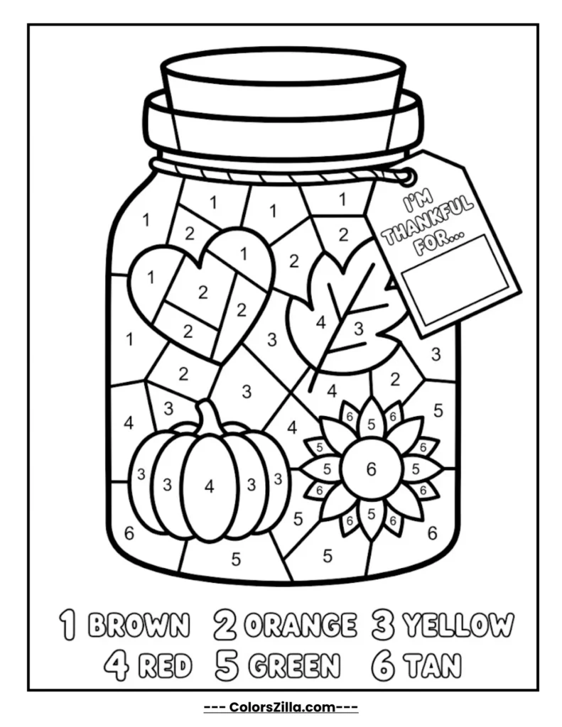 Thankful Jar Mosaic