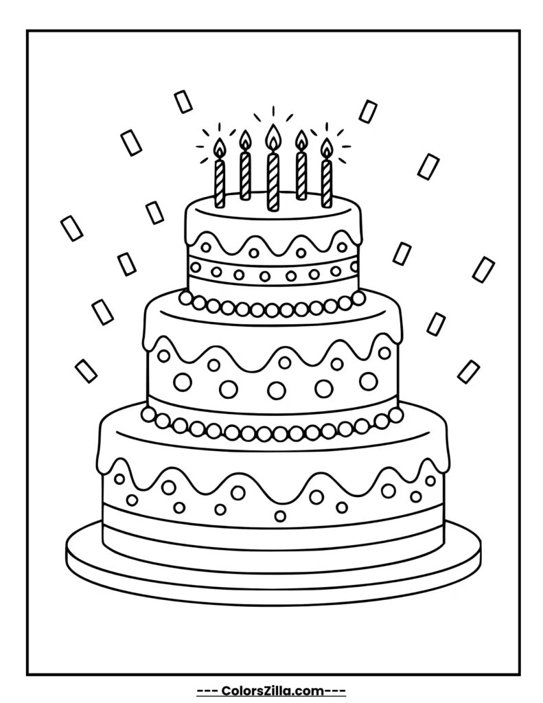 Three Tier Birthday Wonder