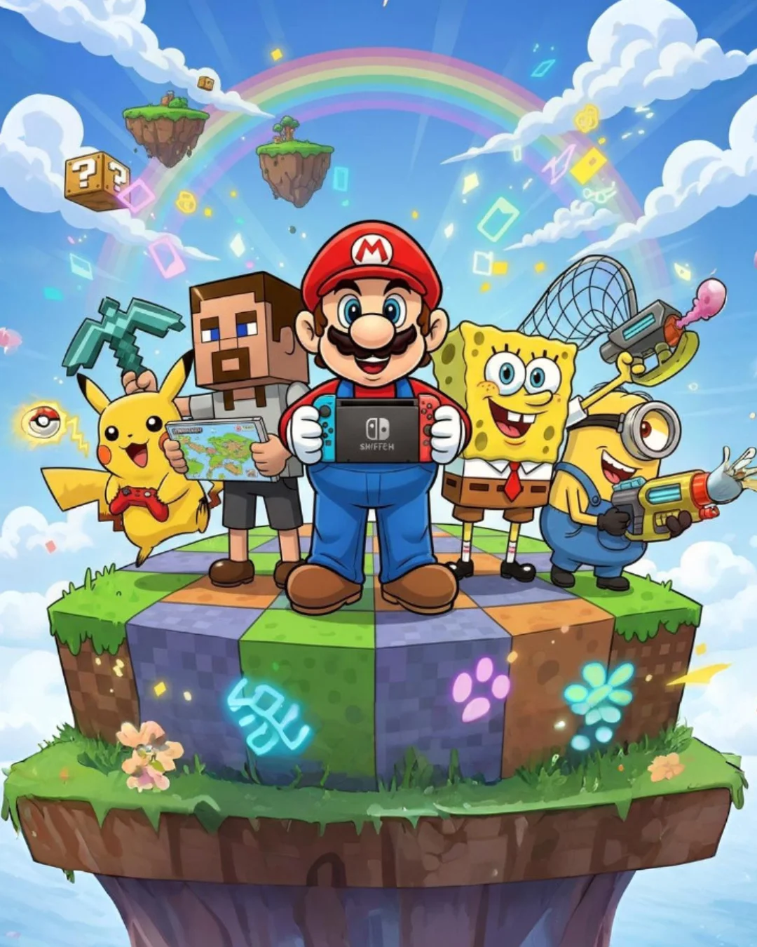 Video Game Coloring Page Featured Image