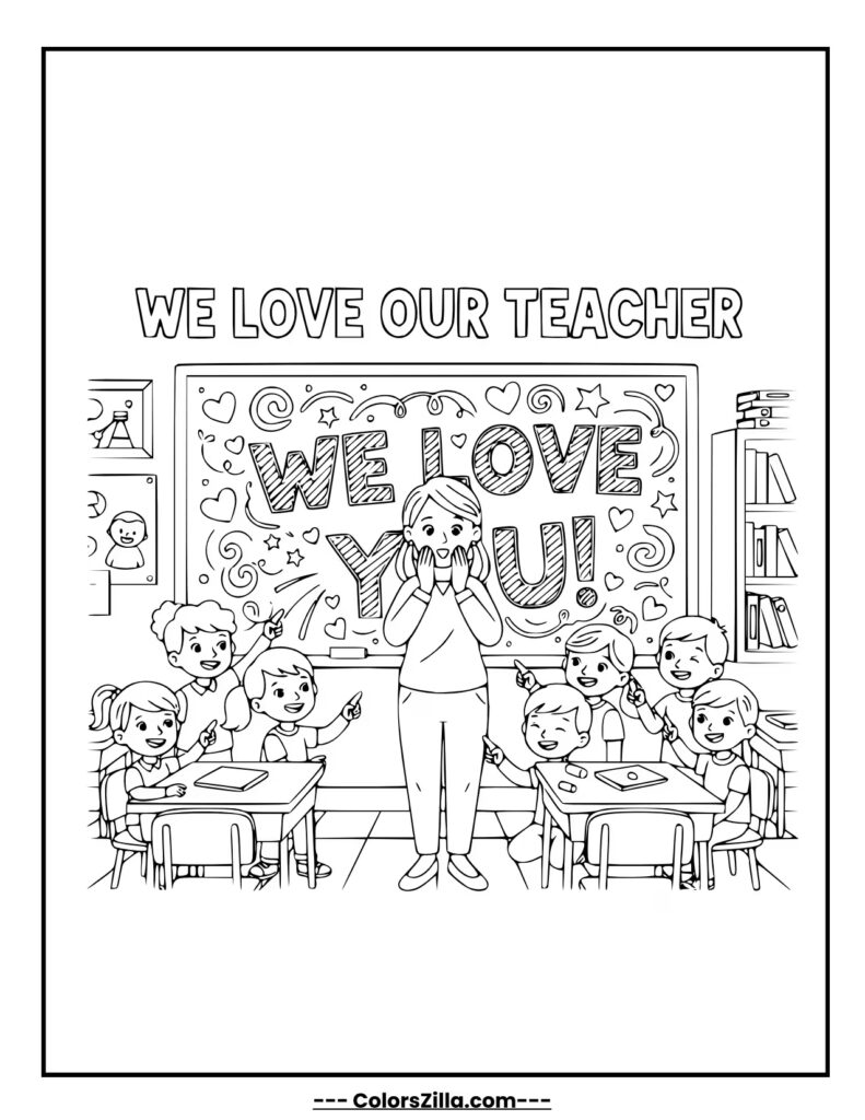 We Love Our Teacher