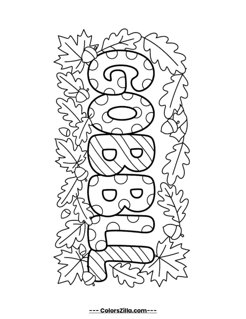 Gobble Letters