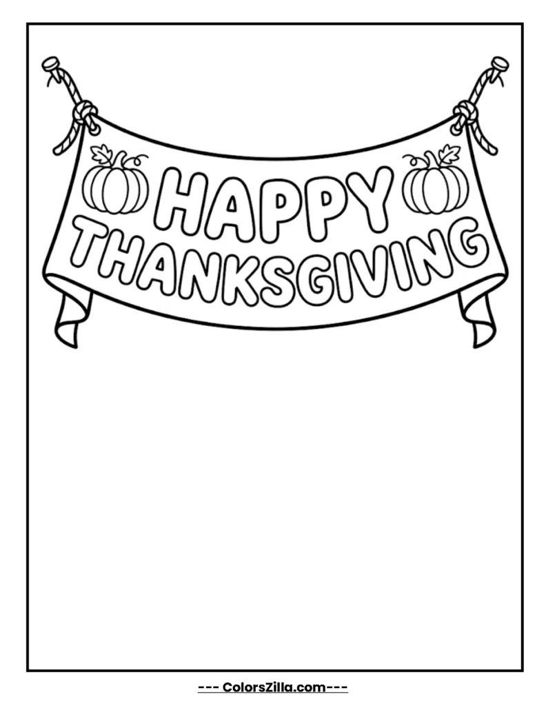 Happy Thanksgiving Banner