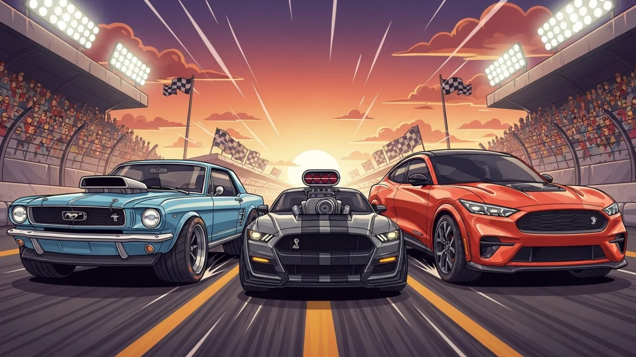 iconic Mustang car models