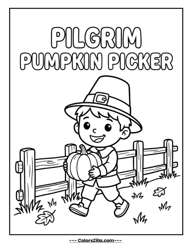 Pilgrim Pumpkin Picker