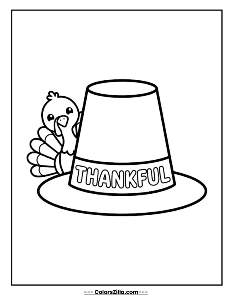 Thankful Pilgrim Hat