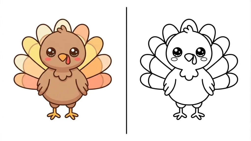Thanks giving Coloring Pages